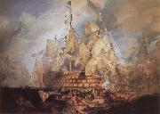 The Battle of Trafalgar, J.M.W. Turner